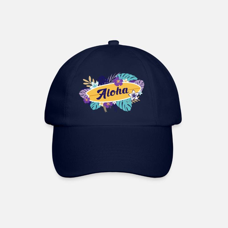 Aloha - Baseballkappe - Blau/Blau