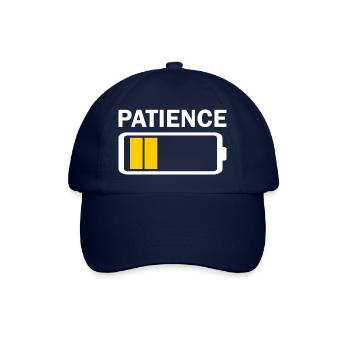 Patience Batterie Faible - Casquette classique - bleu/bleu - Devant