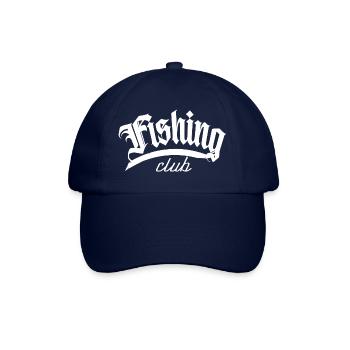 poisson pêcheur pêcheur club de pêche pêche au brochet casquette - Casquette classique - bleu/bleu - Devant