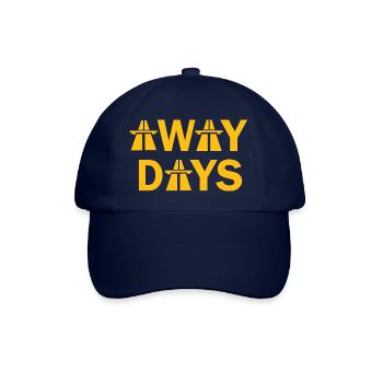 Away Days Gold - Baseballkappe - Blau/Blau - Vorne