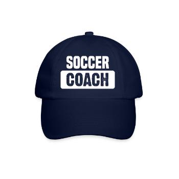 Soccer Coach - Baseball Cap - blue/blue - Front