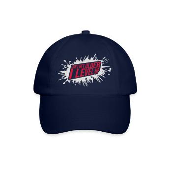 get older level up - Baseball Cap - blue/blue - Front