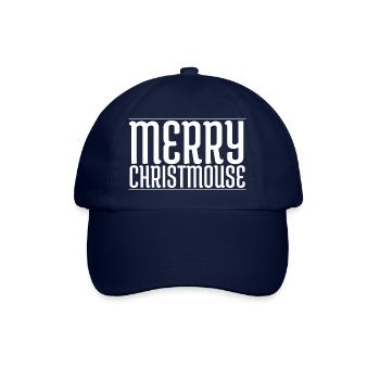 santa statement cute present contrastcoffeemug fun - Baseballkappe - Blau/Blau - Vorne