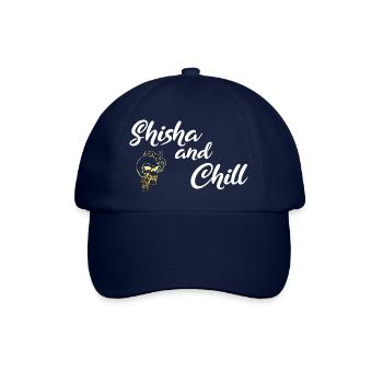 Shisha and Chill White - Baseball Cap - blue/blue - Front