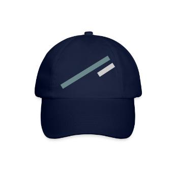 Stripe Minimal Design - Baseball Cap - blue/blue - Front