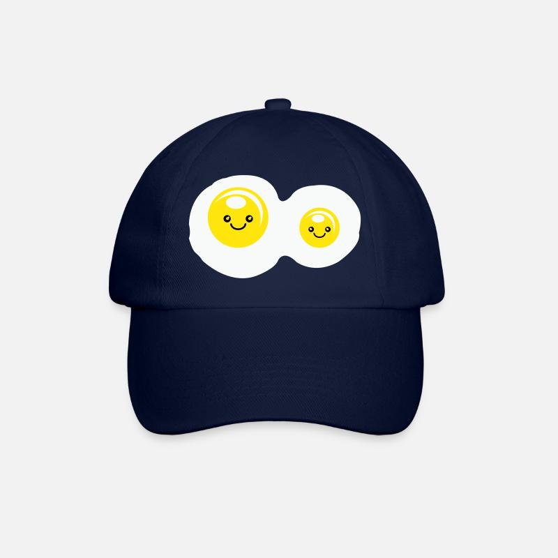 spiegeleier - Baseballkappe - Blau/Blau