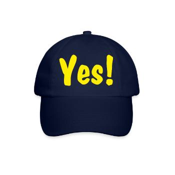 Yes! - Baseballkappe - Blau/Blau - Vorne