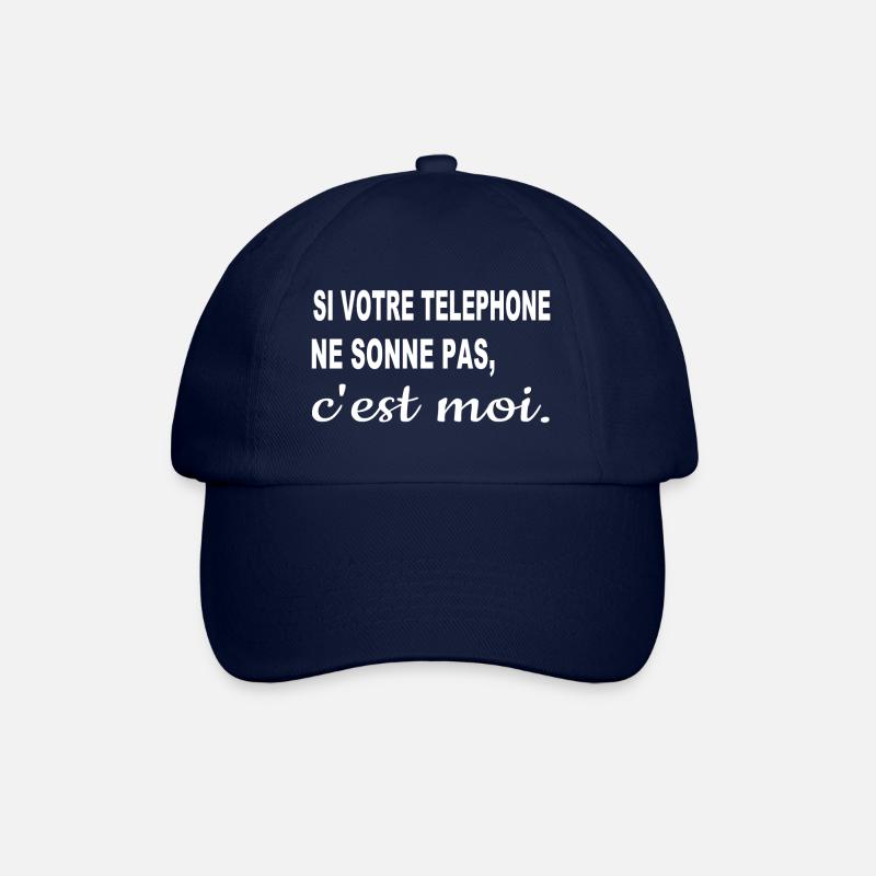 Si votre téléphone ne sonne pas, c'est moi. - Casquette classique - bleu/bleu