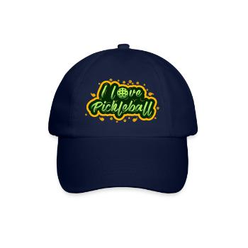 J’adore le pickleball 3 - Casquette classique - bleu/bleu - Devant