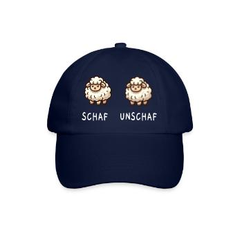 Schaf und unschaf - Baseballkappe - Blau/Blau - Vorne