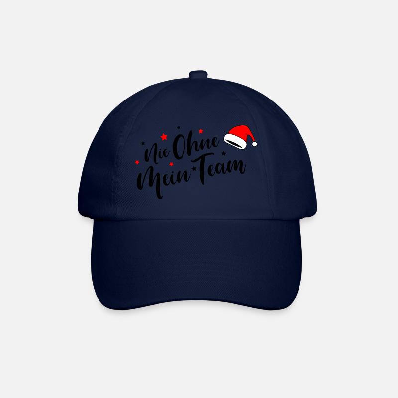 team weihnachten - Baseballkappe - Blau/Blau