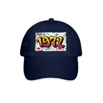 Retro Spirit 1972 Graffiti – 53 Years of Bold - Baseball Cap - blue/blue - Front