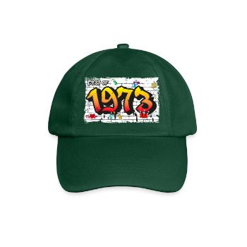 Classic Vibes 1973 Graffiti – 52 Years of Urban - Baseball Cap - bottle green - Front