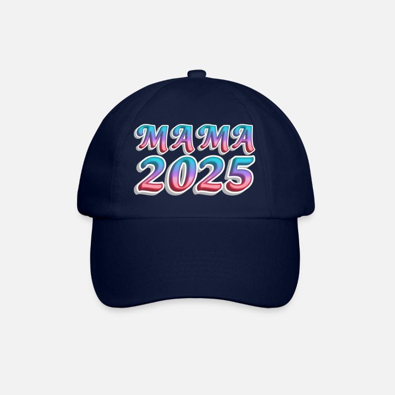 Maman 2025 Explosion de couleurs - Casquette classique - bleu/bleu