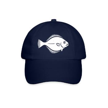Plaice Flounder - Baseball Cap - blue/blue - Front