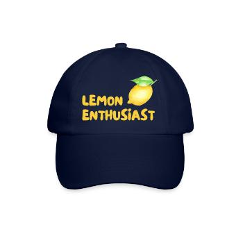 Zitrusliebhaber Lemon Enthusiast - Baseballkappe - Blau/Blau - Vorne