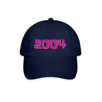 Jahr 2004 Rosa und Gelb - Baseballkappe - Blau/Blau - Vorne