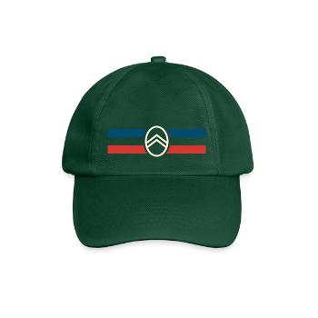 Citroën Logo Stripes - Casquette classique - vert bouteille - Devant