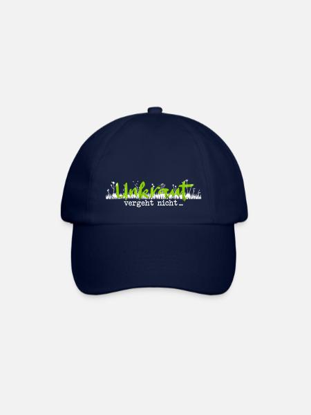 Unkraut vergeht nicht weiß/grün - Baseballkappe - Blau/Blau