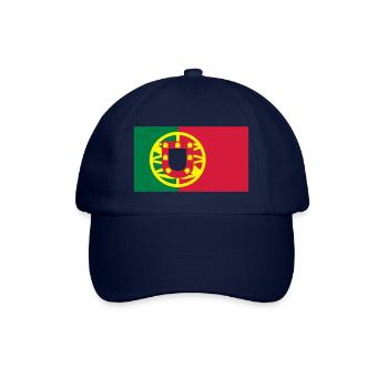 portugiesische Fahne - Baseballkappe - Blau/Blau - Vorne