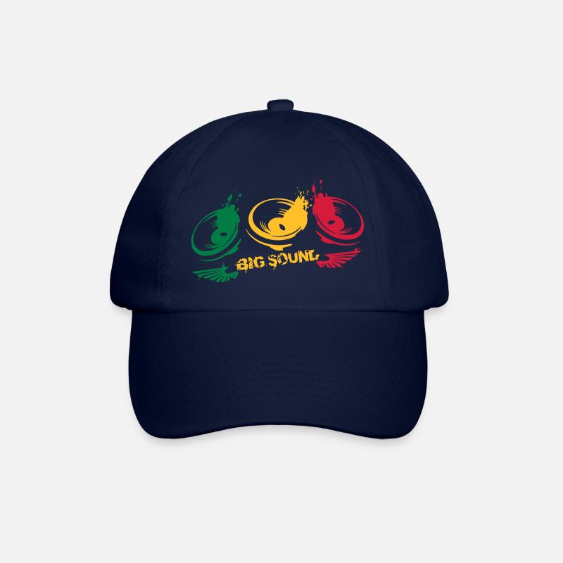 design sound reggea - Casquette classique - bleu/bleu