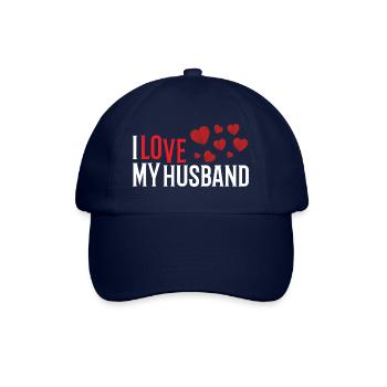I Love My Husband - Baseball Cap - blue/blue - Front
