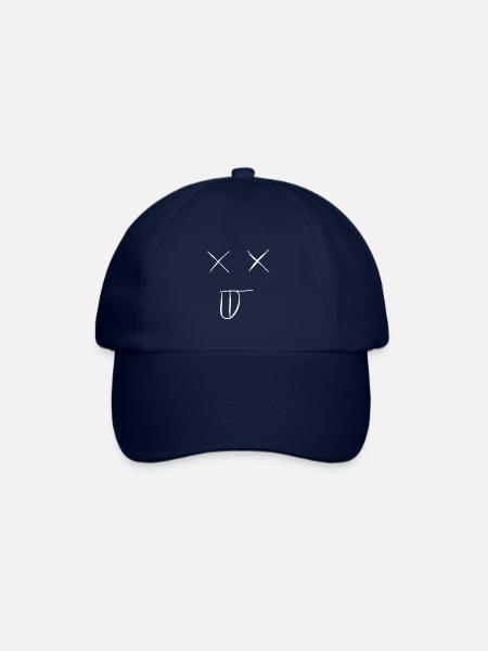 smiley - Baseballkappe - Blau/Blau