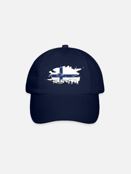 Finland fan article Suomi - Baseball Cap - blue/blue