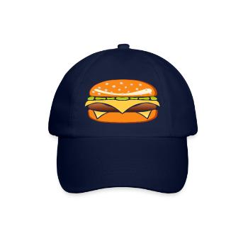 burger burger sandwish - Baseballkappe - Blau/Blau - Vorne