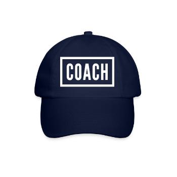 Lettre d’entraîneur Monogram Design - Casquette classique - bleu/bleu - Devant