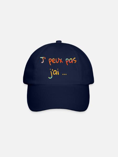 J'peux pas j'ai - Casquette classique - bleu/bleu
