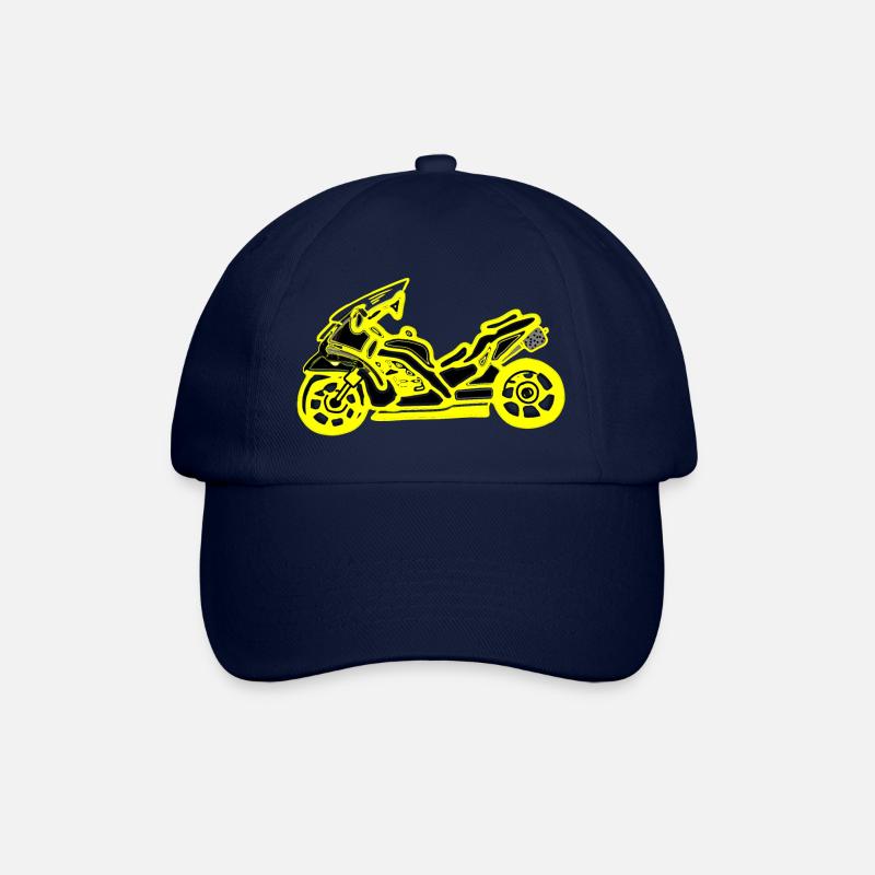 motorbike - Baseballkappe - Blau/Blau