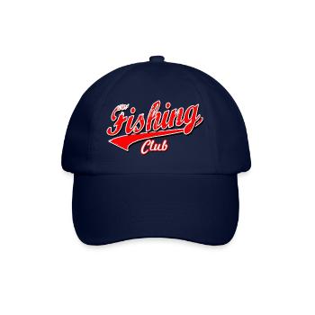 poisson pêcheur pêcheur club de pêche pêche au brochet casquette - Casquette classique - bleu/bleu - Devant