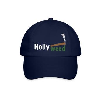 HollyWeed white - Baseballkappe - Blau/Blau - Vorne