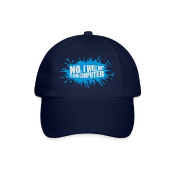Ne pas réparer votre ordinateur - Casquette classique - bleu/bleu - Devant