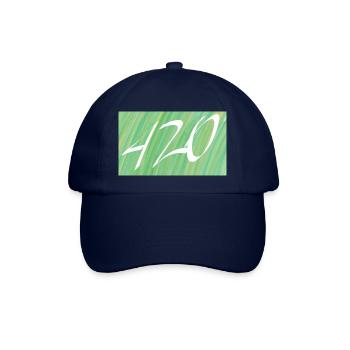 420 Design Gradient Green - Baseball Cap - blue/blue - Front