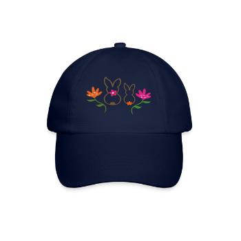 frohe Ostern - Baseballkappe - Blau/Blau - Vorne