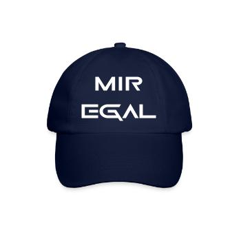 mir egal Geschenk Spruch - Baseballkappe - Blau/Blau - Vorne