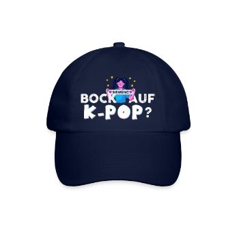 Bock auf K-Pop Koreanische Popmusik Kpop - Baseballkappe - Blau/Blau - Vorne