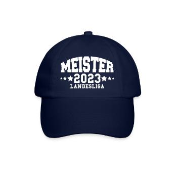Aufsteiger 2023 Landesliga Aufstieg Fußball - Baseballkappe - Blau/Blau - Vorne