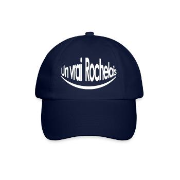 Un vrai rochelais - Casquette classique - bleu/bleu - Devant