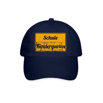 Einschulung, Schule, Kindergarten zersplittert - Baseballkappe - Blau/Blau - Vorne