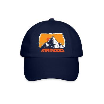 outddor horizon behind the mountain - Baseball Cap - blue/blue - Front