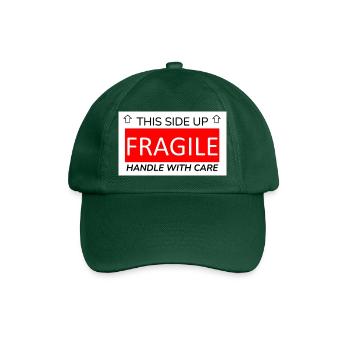 fragile - Baseball Cap - bottle green - Front