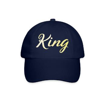 King - Baseball Cap - blue/blue - Front