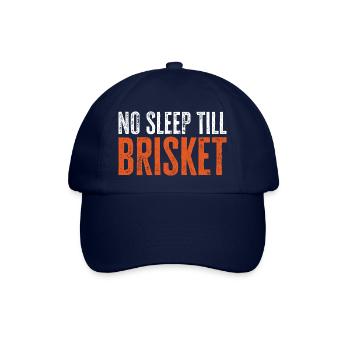 No Sleep Till Brisket - Perfect BBQ Gift - Baseball Cap - blue/blue - Front