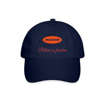 BELIEVE IN FREEDOM - Baseball Cap - blue/blue - Front
