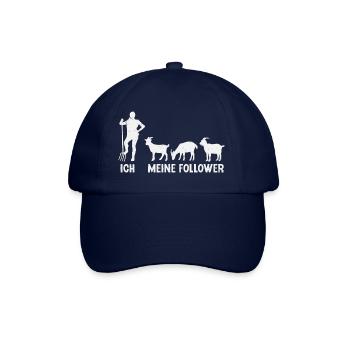 Ziegen Ziegenbock Landwirtin Ziege - Baseballkappe - Blau/Blau - Vorne