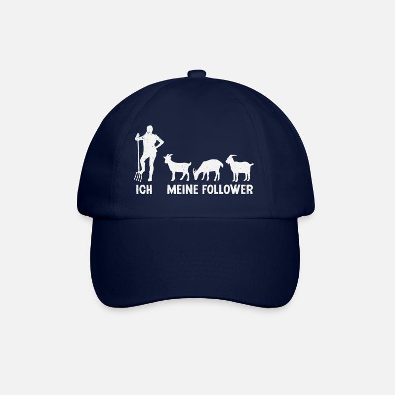Ziegen Ziegenbock Landwirtin Ziege - Baseballkappe - Blau/Blau