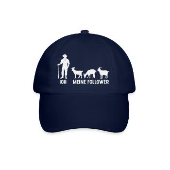 Ziegen Ziegenbock Landwirt Ziege - Baseballkappe - Blau/Blau - Vorne